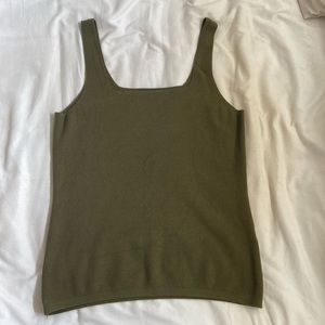 Banana Republic Olive Green Sweater Tank [S]